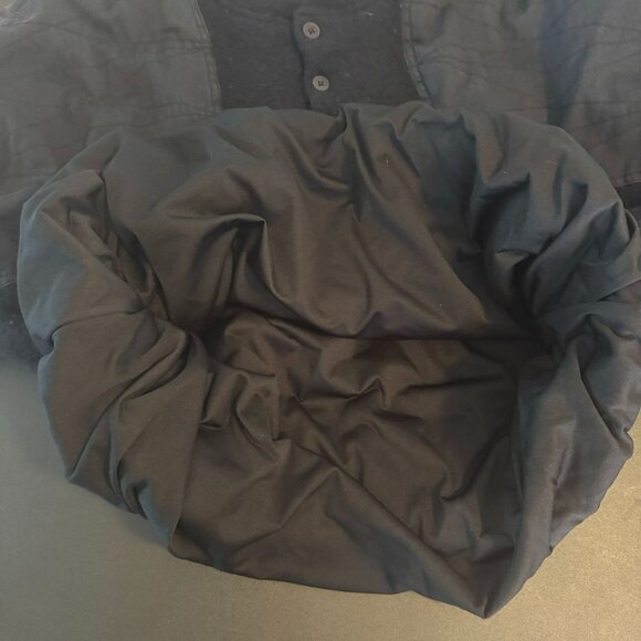 Sportsman's Warehouse Black Wool Hunting Sweater, Henley Neck Fully Lined, XXL - Picture 5 of 8